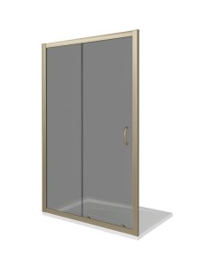 Душевая дверь Jazze 130 WTW 130 C G профиль Золото стекло прозрачное Good door