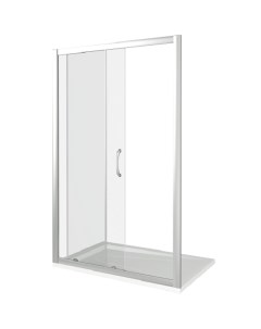 Душевая дверь в нишу Neo WTW 140 C CH 140х185 профиль Хром стекло прозрачное Good door