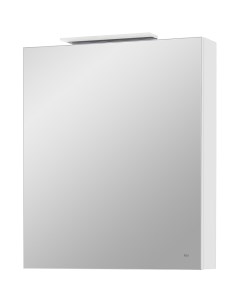 Зеркальный шкаф Oleta 60 L A857645501 с подсветкой Белый матовый Roca