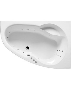Акриловая ванна Newa 160x95 R WAEX NEP16 SMART CR с гидромассажем Excellent