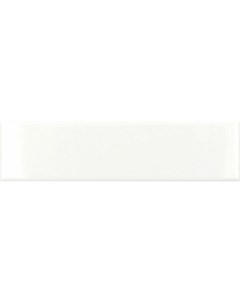 Керамическая плитка Costa Nova White Glossy 28439 настенная 5х20 см Equipe