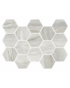 Керамогранит Eos Pearl Hexagon мозаика 32 5 х 22 5 см Argenta