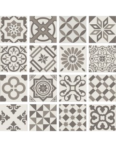 Керамическая плитка Antigua Decor Gris PT01951 настенная 20х20 см Ceramica ribesalbes