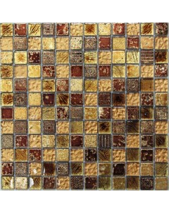Мозаика Стеклянная с камнем Antik 2 30х30 см Bonaparte
