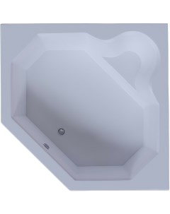 Акриловая ванна Лира 148x148 LIR150 0000011 без гидромассажа без панелей с каркасом вклеенный со сли Aquatek