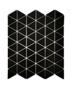 Керамогранитная мозаика Reno Black matt 25 2х29 1 см Bonaparte