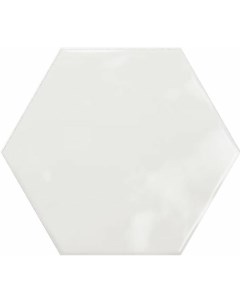 Керамогранит Geometry Hex White Glossy PT03134 15х17 3 см Ceramica ribesalbes