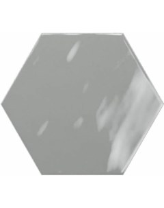 Керамогранит Geometry Hex Grey Glossy PT03138 15х17 3 см Ceramica ribesalbes