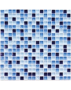 Мозаика Стеклянная Blue Drops 30х30 см Bonaparte