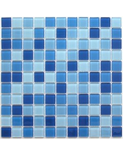 Мозаика Стеклянная Navy blu 30х30 см Bonaparte