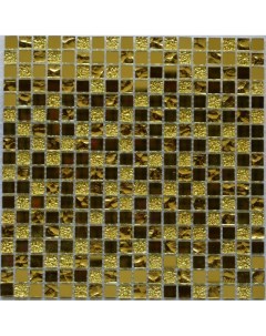 Мозаика Стеклянная Mirror gold 30х30 см Bonaparte