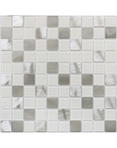 Стеклянная мозаика Titan Silver 31 8х31 8 см Bonaparte