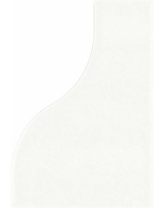 Керамическая плитка Curve White 28844 настенная 8 3х12 см Equipe