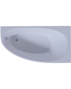 Акриловая ванна Eco friendly Дива 170х90 R DIV170 0000003 без панелей каркаса и слив перелива Aquatek
