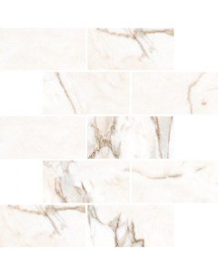 Мозаика Calacatta Marble Trend K 1001 MR m13 30 7х30 7см Kerranova