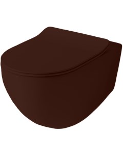 Унитаз File 2 0 FLV004 39 00 подвесной Marrone cocoa без сиденья Artceram