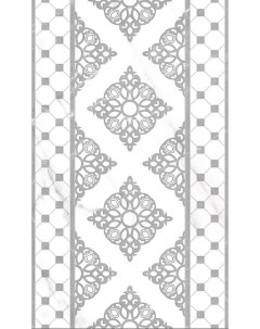 Керамический декор Elegance серый 01 30x50 см Gracia ceramica