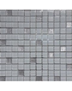 Стеклянная мозаика Glass Vesta White 30х30 см Orro mosaic