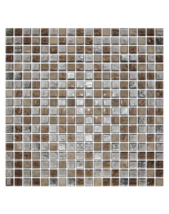 Мозаика Glasstone Colonial Brown 4 мм стекло камень 30х30 см Orro mosaic