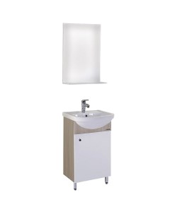 Комплект мебели для ванной Eco Line 50 105206 Белый Дуб сонома Grossman