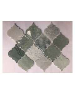 Каменная мозаика Stone Rovena Green 25х33 5 см Orro mosaic