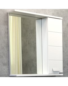 Зеркало со шкафом Модена М 60 00 00001639 Белое матовое Comforty