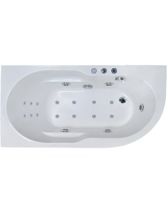 Акриловая ванна Azur De Luxe 150x80 RB614201DL L с гидромассажем Royal bath