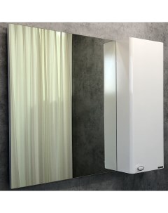 Зеркало со шкафом Неаполь 100 00004139023 Белое Comforty
