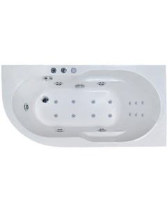 Акриловая ванна Azur De Luxe 150x80 RB614201DL R с гидромассажем Royal bath