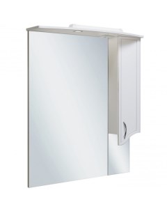 Зеркало со шкафом Севилья 85 R 00000000595 с подсветкой Белое Runo