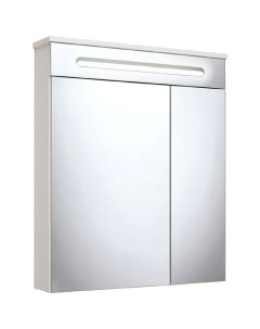 Зеркальный шкаф Парма 60 00000001147 с подсветкой Белый Runo