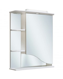 Зеркальный шкаф Римма 60 R 00000001028 с подсветкой Белый Runo