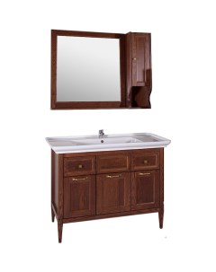 Комплект мебели для ванной Гранда 105 Антикварный Орех Asb-woodline
