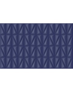 Керамическая плитка Конфетти синий низ 02 настенная 25х40 см Шахтинская плитка (unitile)
