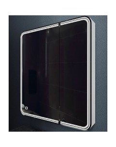 Зеркальный шкаф Verona AM Ver 800 800 2D L DS F с подсветкой с сенсорным выключателем Белый Art&max