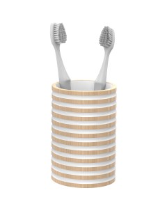 Стакан для зубных щеток Spiral FOR SPL044NAT Белый Бежевый Fora