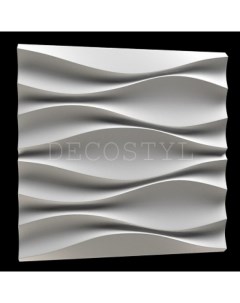 Гипсовая 3Д панель Песочная волна 50x50 см Decostyl