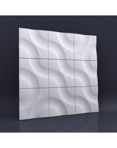 Гипсовая 3Д панель Аливия 50x50 см Decostyl