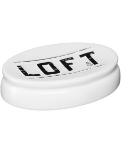 Мыльница Loft FOR LT036 Черно белая Fora