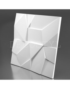 Гипсовая 3Д панель Срез 50x50 см Decostyl