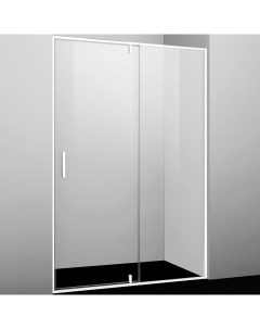 Душевая дверь Neime 120 19P05 профиль Белый матовый стекло прозрачное Wasserkraft