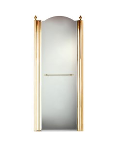 Душевая дверь Diadema 80 L 22663 профиль Золото стекло матовое Migliore