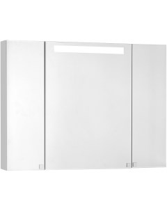 Зеркальный шкаф Мадрид 100 1A111602MA010 с подсветкой Белый Aquaton