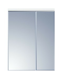 Зеркальный шкаф Брук 60 1A200502BC010 с подсветкой Белый Aquaton