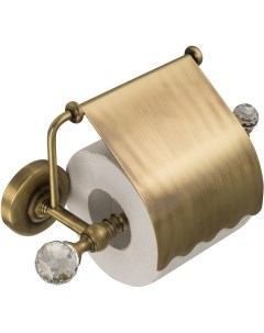 Держатель туалетной бумаги Amerida 16557 с крышкой Бронза с кристаллами Swarovski Migliore