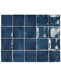 Керамическая плитка Manacor Ocean Blue 26920 настенная 10х10 см Equipe