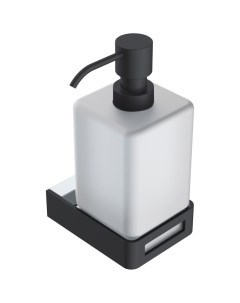 Дозатор для жидкого мыла Q 10957 CR B Черный Хром Boheme