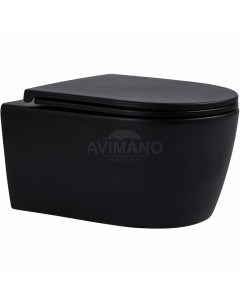 Унитаз Ambition 1000052 подвесной Черный матовый с сиденьем Микролифт Avimano