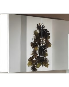 Зеркальный шкаф Armadi Art Vallessi 80 547 W с подсветкой Белый глянец Boheme