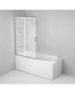 Комплект акриловой ванны со шторкой и душевой системой Like 170x70 W80ASET 170SL без гидромассажа Am.pm.